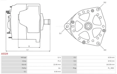 Alternador Honda GL