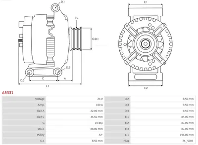 Alternador AS-PL A5331