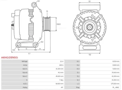 Alternador Honda CR-V II · Honda ACCORD VII · Honda ACCORD VII Tourer