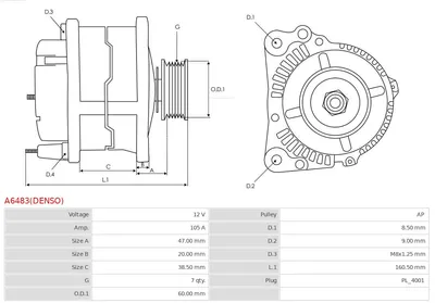 Alternador Honda CR-V III · Honda ACCORD VIII · Honda ACCORD VIII Estate
