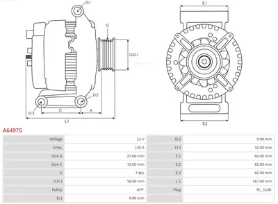 Alternador Toyota RAV 4 IV