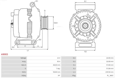 Alternador Ford MONDEO I · Ford MONDEO I Turnier · Ford MONDEO II