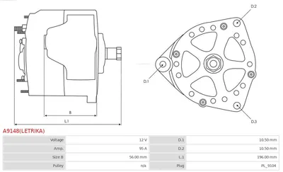 Alternador Mercedes-Benz 124 Saloon · Mercedes-Benz G-CLASS · Mercedes-Benz E-CLASS