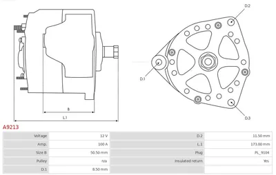 Alternador AS-PL A9213