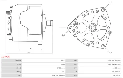 Alternador AS-PL A9479S