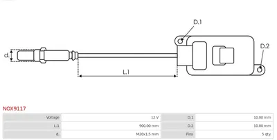 Sensor NOx, inyección de úrea Audi Q3 · Seat ALHAMBRA · Seat ALHAMBRA VAN