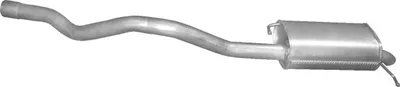Silenciador posterior Vw MULTIVAN T5 · Vw TRANSPORTER T5 Platform/Chassis (7JD, 7JE, 7JL, 7JY, 7JZ, 7F · Vw TRANSPORTER T5 Van