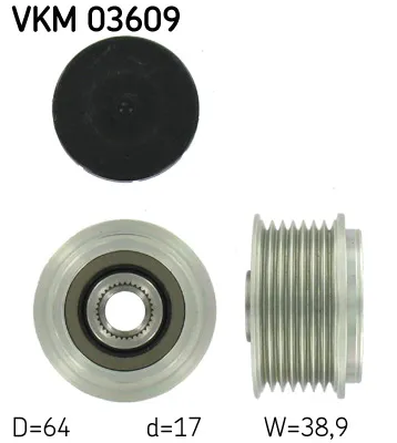 Rueda libre alternador Nissan TERRANO II · Nissan PATHFINDER II · Nissan PATROL GR V Wagon