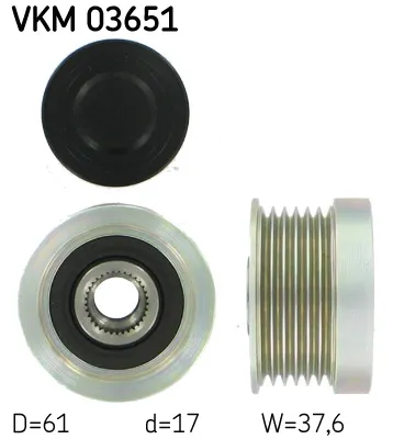 Rueda libre alternador Volvo S40 I · Volvo V40 Estate · Volvo V70 I