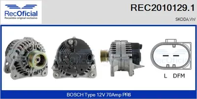 Alternador Skoda OCTAVIA I · Vw GOLF IV · Vw GOLF IV Variant