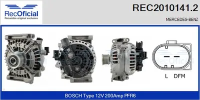 Alternador Mercedes-Benz S-CLASS · Mercedes-Benz C-CLASS Coupe · Mercedes-Benz E-CLASS