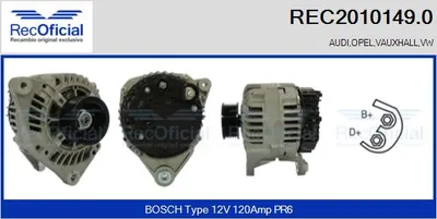 Alternador Audi 80 B4 Saloon · Audi 80 B4 Avant · Audi 100 C4 Saloon