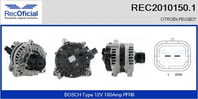 Alternador Peugeot 607 · Peugeot 407 · Peugeot 407 SW