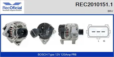 Alternador Bmw 7 · Bmw 5 · Bmw 5 Touring