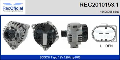Alternador Mercedes-Benz C-CLASS · Mercedes-Benz C-CLASS Coupe · Mercedes-Benz C-CLASS T-Model