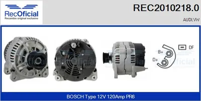 Alternador Audi 80 B4 Saloon · Audi 80 B4 Avant · Audi A4 B5