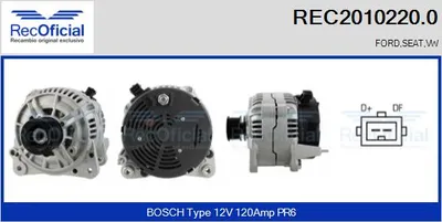 Alternador Seat CORDOBA · Seat TOLEDO I · Vw PASSAT B3/B4