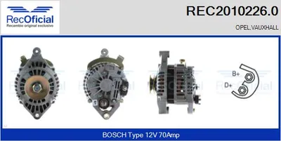 Alternador Opel ASTRA G Hatchback · Opel ASTRA G Estate · Opel ASTRA G Saloon