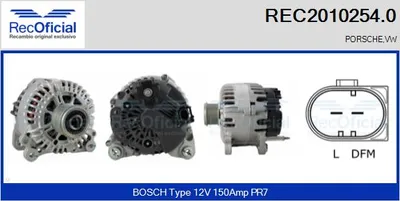 Alternador Porsche CAYENNE · Vw TOUAREG
