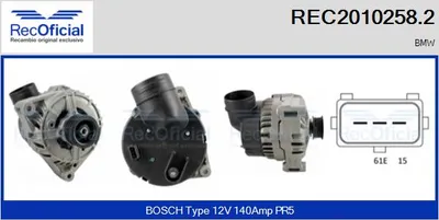 Alternador Bmw 7 · Bmw 5 · Bmw 5 Touring