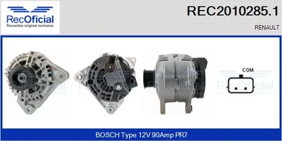 Alternador Renault MODUS / GRAND MODUS · Renault CLIO III · Renault TWINGO II