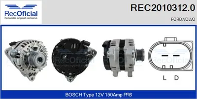 Alternador Volvo S80 II · Ford MONDEO IV Saloon · Ford MONDEO IV