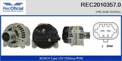 Alternador Opel VECTRA C · Opel VECTRA C GTS · Saab 9-3