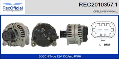 Alternador Opel VECTRA C · Opel VECTRA C GTS · Saab 9-3