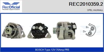 Alternador Opel ASTRA G Hatchback · Opel ASTRA G Estate · Opel ASTRA G Saloon