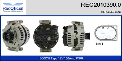 Alternador Mercedes-Benz G-CLASS · Mercedes-Benz G-CLASS Cabrio · Mercedes-Benz SL
