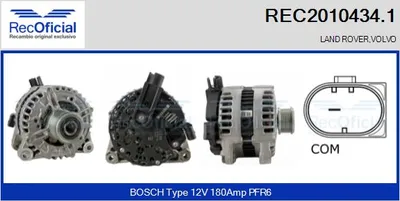 Alternador Volvo S80 II · Land Rover FREELANDER 2 · Volvo V70 III