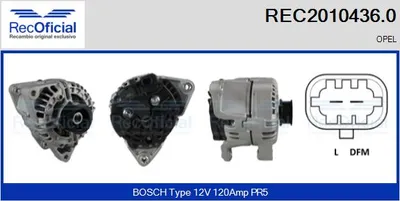 Alternador Opel ASTRA G Hatchback · Opel ASTRA G Saloon · Opel COMBO Box Body/MPV