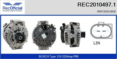 Alternador Mercedes-Benz S-CLASS · Mercedes-Benz S-CLASS Coupe