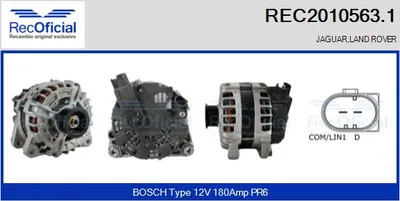 Alternador Land Rover RANGE ROVER EVOQUE · Land Rover DISCOVERY SPORT · Land Rover RANGE ROVER EVOQUE Convertible