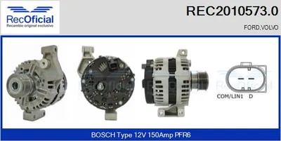Alternador Volvo S80 II · Ford GALAXY II · Ford S-MAX