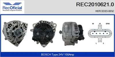 Alternador Mercedes-Benz G-CLASS · Mercedes-Benz VARIO Bus · Mercedes-Benz VARIO Van