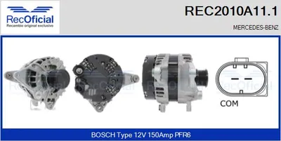 Alternador Mercedes-Benz C-CLASS · Mercedes-Benz C-CLASS T-Model