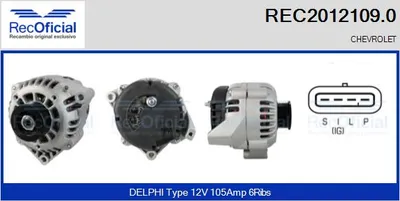 Alternador Chevrolet BLAZER S10 · Chevrolet CAMARO