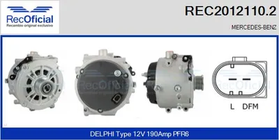 Alternador Mercedes-Benz E-CLASS · Mercedes-Benz E-CLASS T-Model · Mercedes-Benz M-CLASS