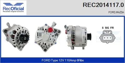Alternador Mazda TRIBUTE