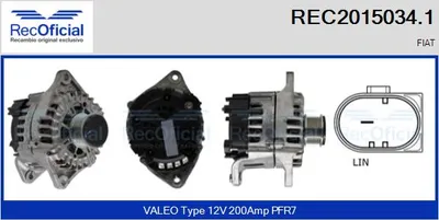 Alternador Fiat DUCATO Bus · Fiat DUCATO Van · Fiat DUCATO Platform/Chassis