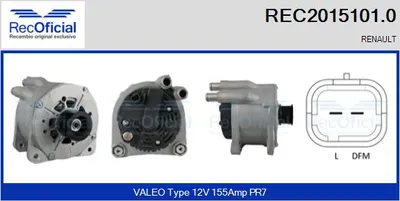 Alternador Renault LAGUNA II · Renault LAGUNA II Grandtour · Renault ESPACE IV