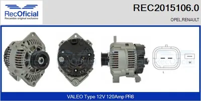 Alternador Renault LAGUNA I · Renault LAGUNA I Grandtour · Renault MEGANE I