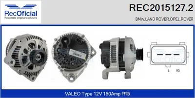 Alternador Opel OMEGA B Estate · Bmw 7 · Bmw 5