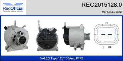 Alternador Mercedes-Benz A-CLASS · Mercedes-Benz VANEO