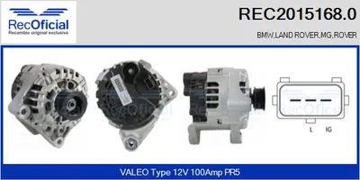 Alternador Rover 75 · Land Rover FREELANDER I · Rover 75 I Tourer