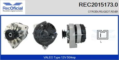 Alternador Rover 100 / METRO Hatchback · Peugeot 205 I Convertible · Peugeot 205 II