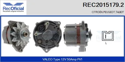 Alternador Peugeot 104 · Peugeot 104 Coupe · Talbot SAMBA