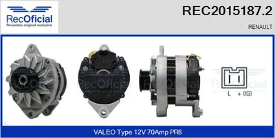 Alternador Renault CLIO I · Renault 19 II Cabriolet · Renault 19 I