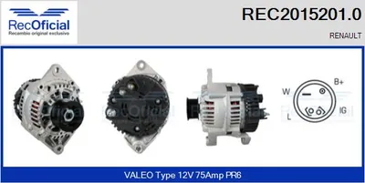 Alternador Renault CLIO I · Renault LAGUNA I · Renault LAGUNA I Grandtour